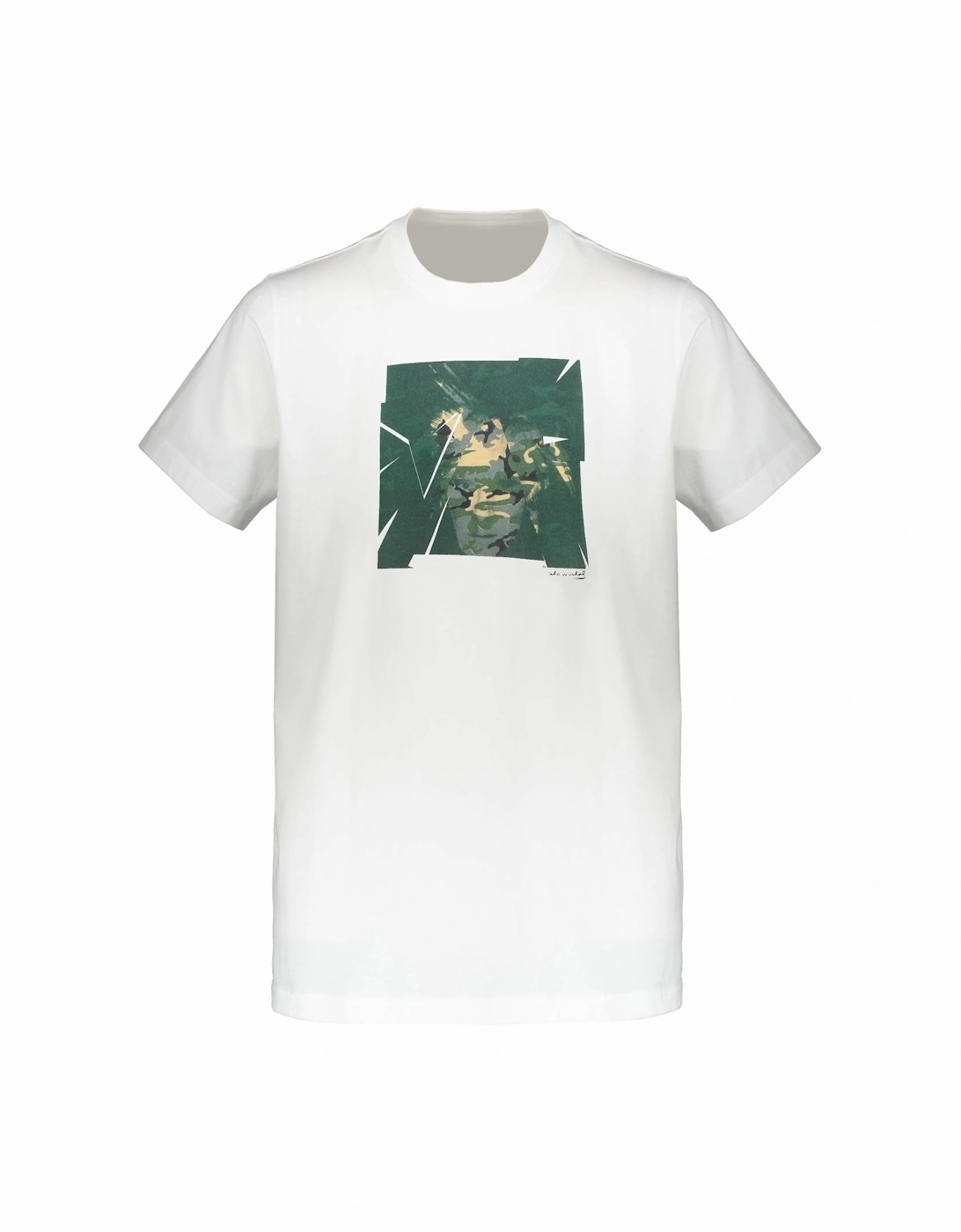 Warhol Camo Print T-Shirt - White, 4 of 3