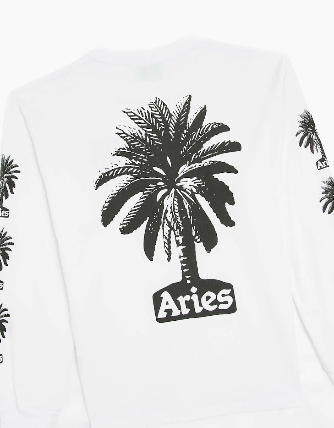Palm Long Sleeved Tee - White