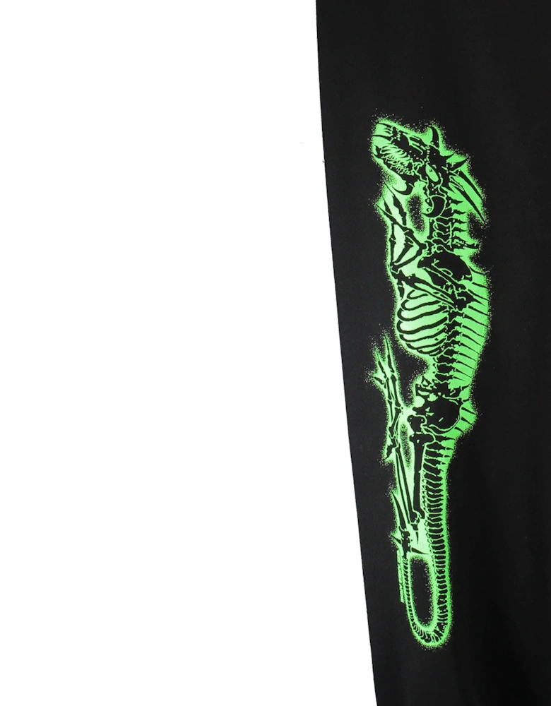 Skeleton Dragon Sweatpant - Black