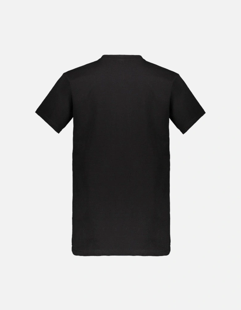 gold eye tee - Black