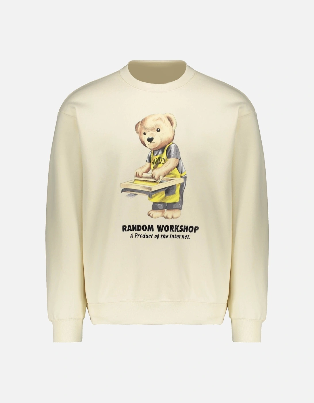 Random Workshop Bear Sweatshirt - Cream, 4 of 3