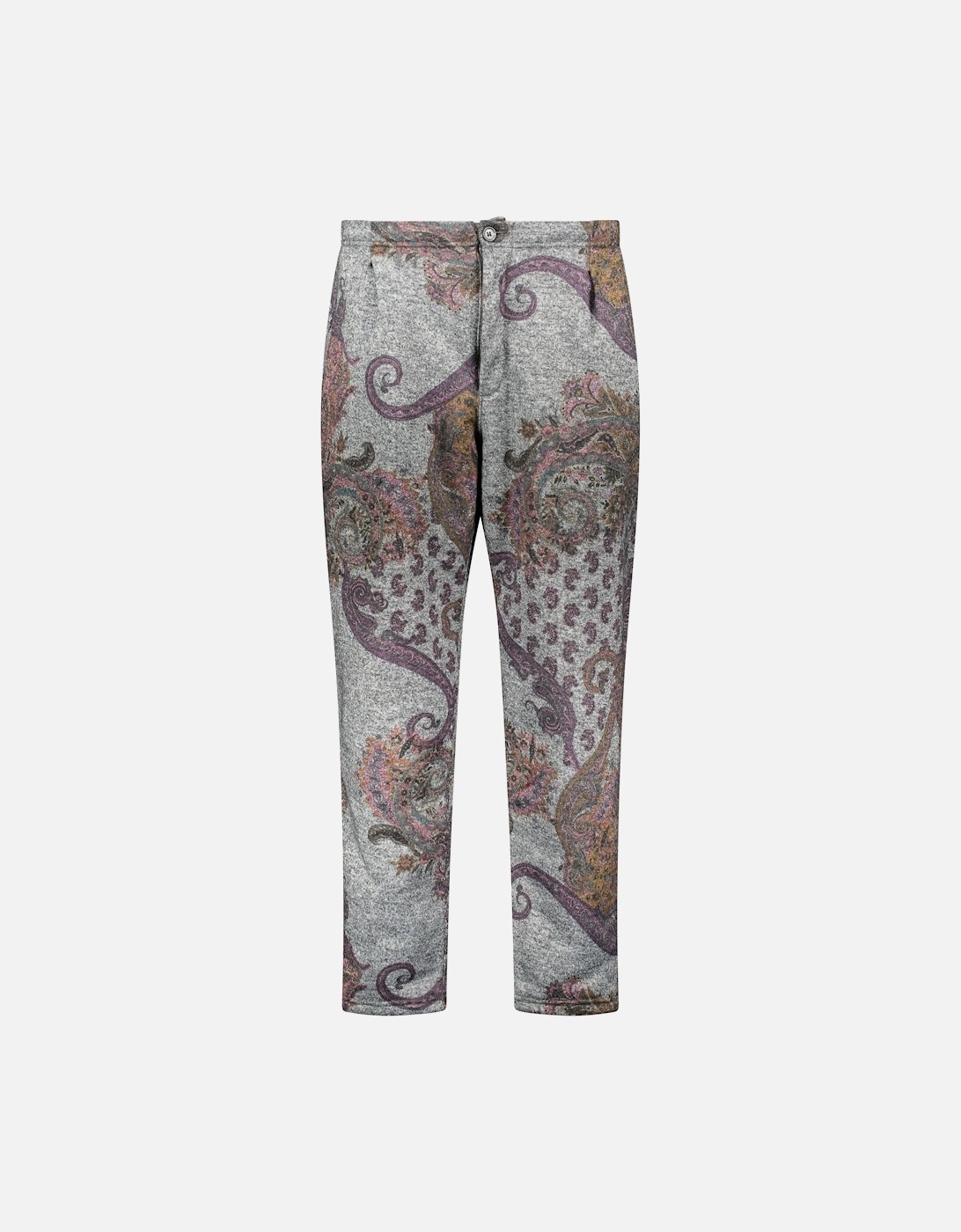 Grey Paisley Jog Pants - Grey, 4 of 3