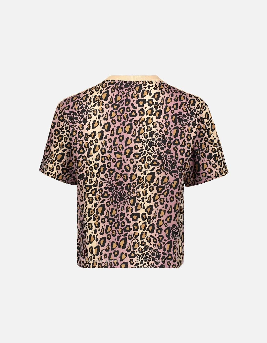 Women's T-shirt -Nude leopard print