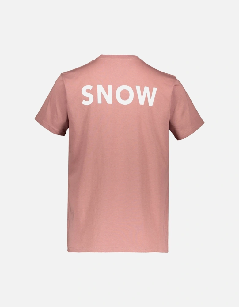 Snow peak Reflective PT T-Shirt - Pink