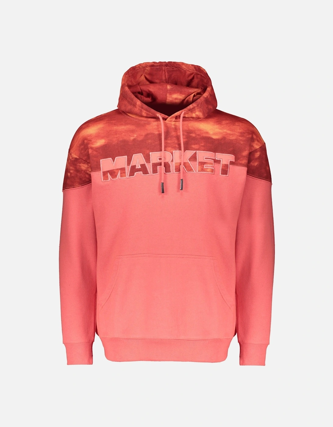 Split Tie Dye Hoody - Red, 4 of 3