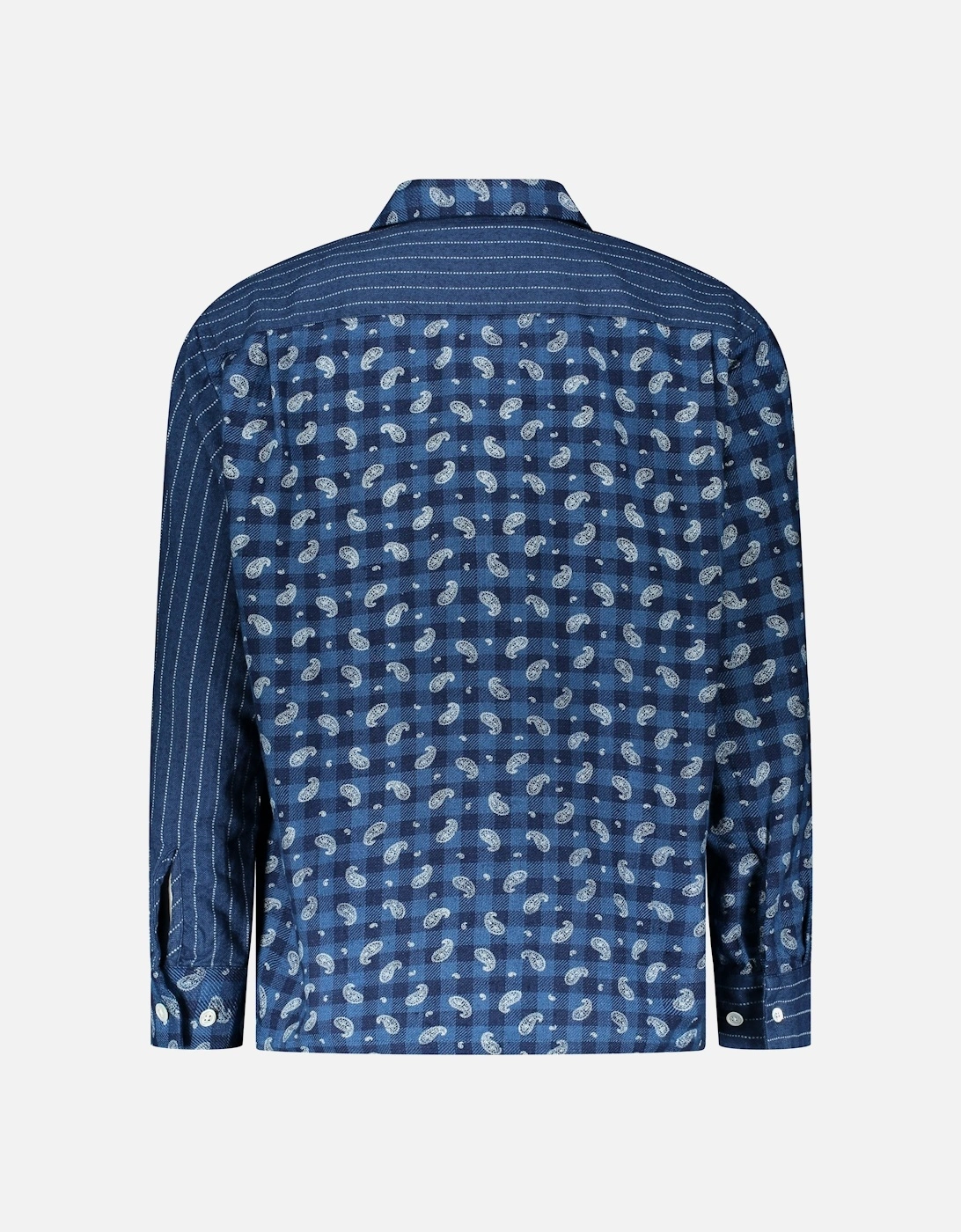 Panel Indigo Shirt - Navy