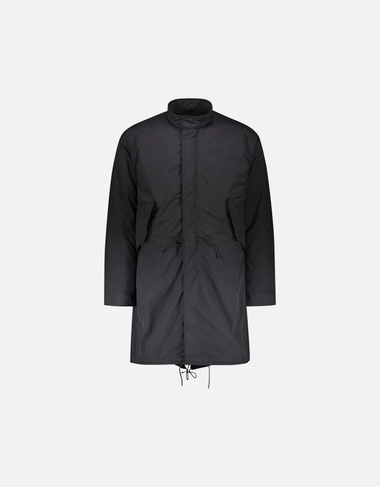 Shell Parka Coat - Black