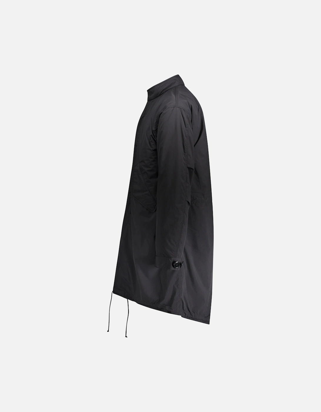 Shell Parka Coat - Black