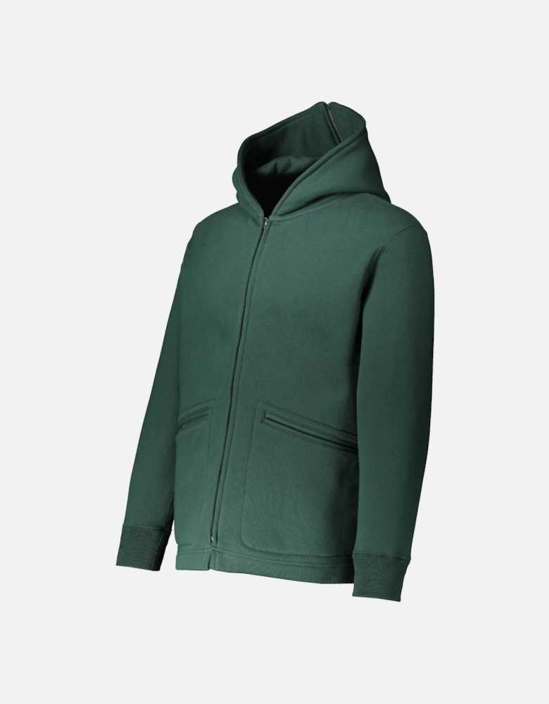 Split Hooded Sweatshirt - Green