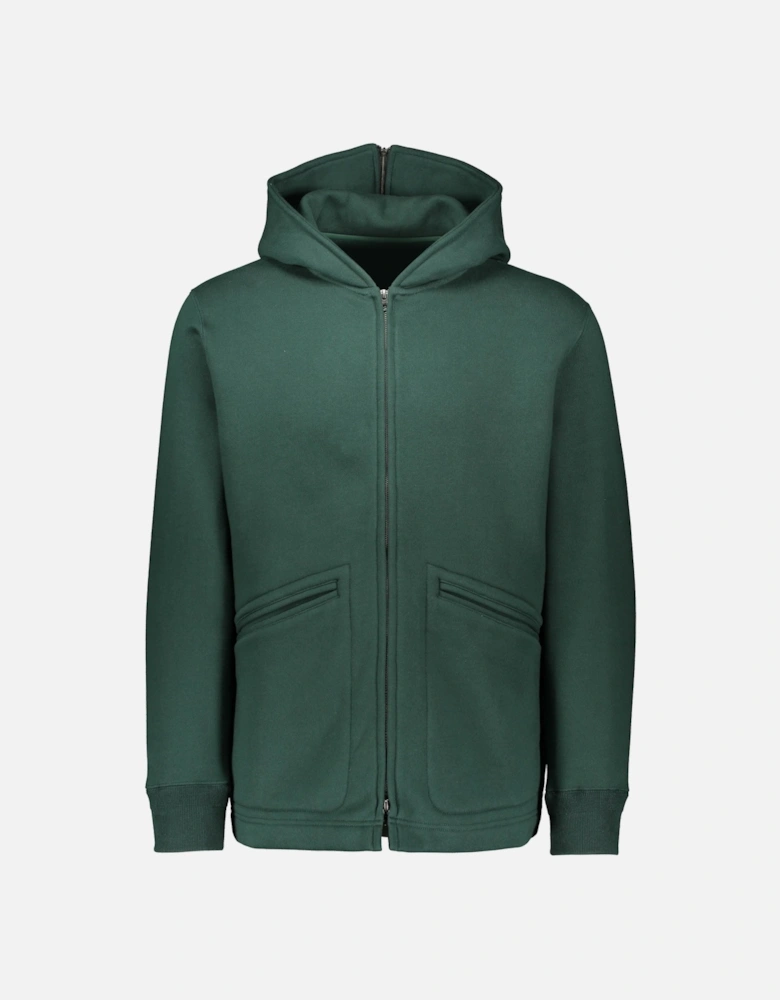 Split Hooded Sweatshirt - Green