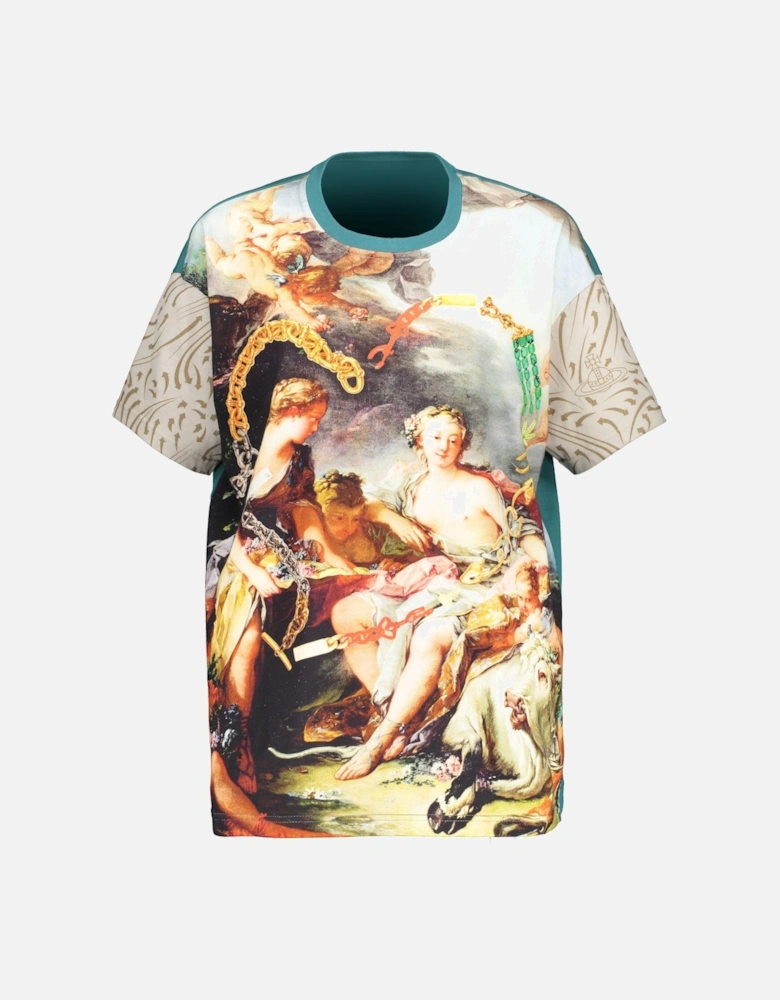 Printed Boucher - Teal