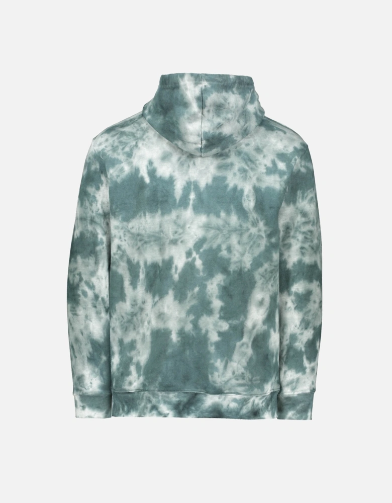 Tie Dye Pocket Arc Hoodie - Smoke