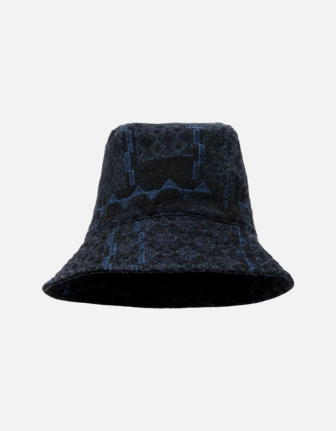 Jacquard Bucket Hat - Black-Navy, 3 of 2