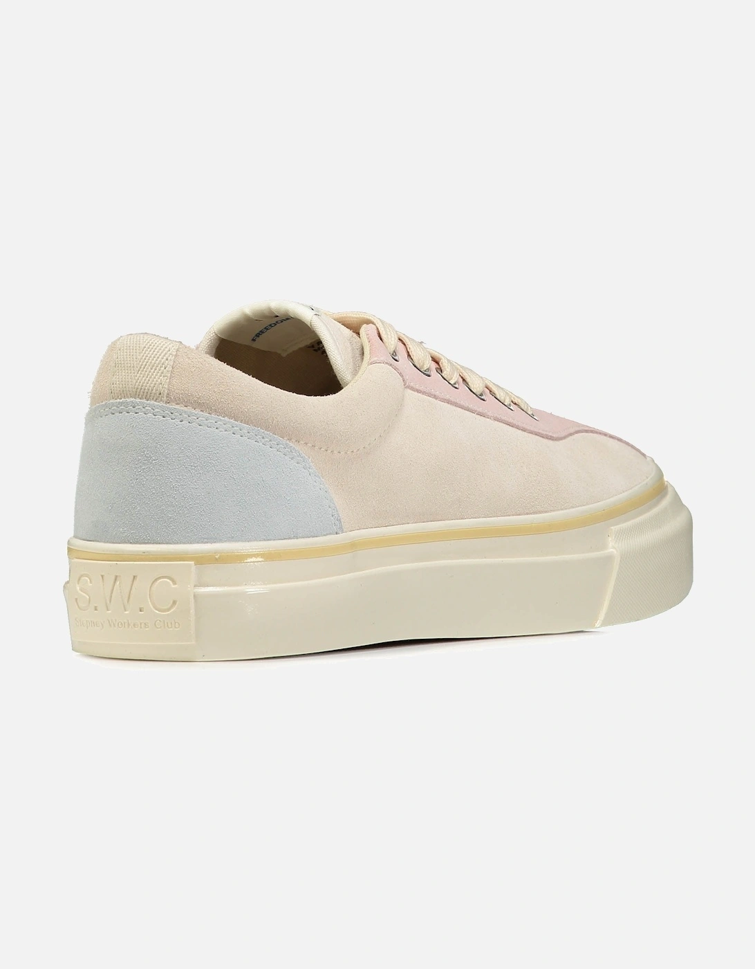 Dellow Suede Trainers - Pastel