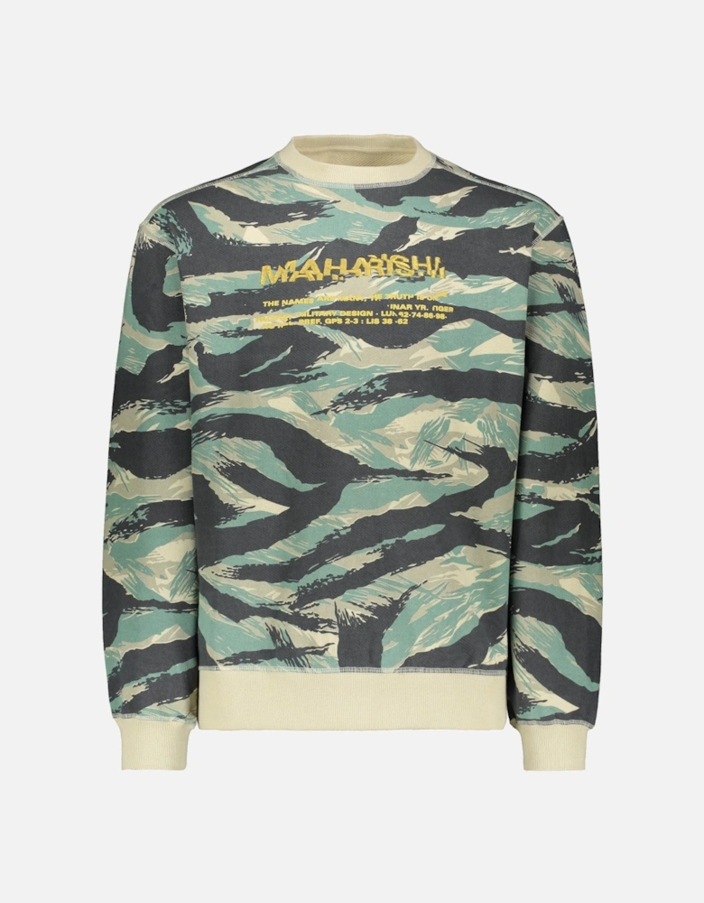 Camo Military Type Sweatshirt - Jungle