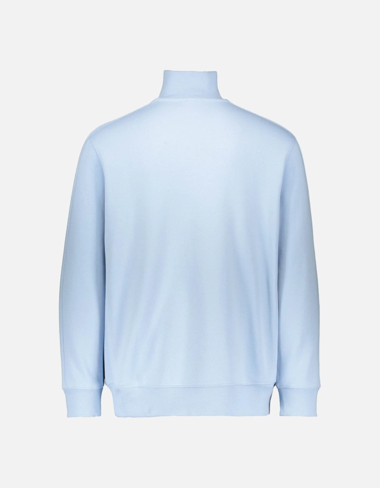 x Maison Kitsune Half Zip Sweatshirt - Blue