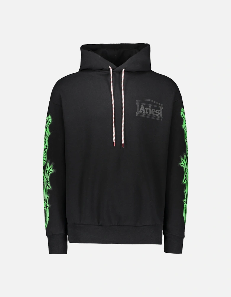 Dragon Skeleton Hoody - Black