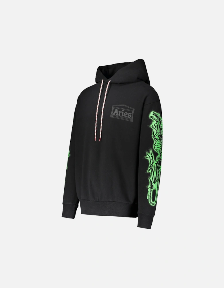 Dragon Skeleton Hoody - Black