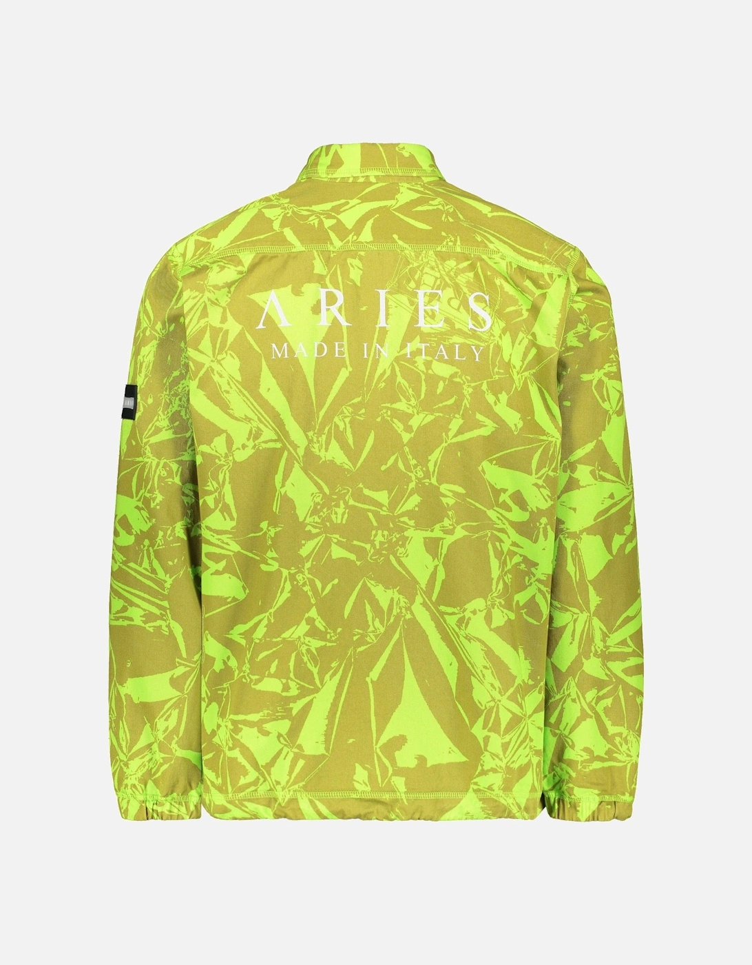 Crinkle Camo Shirt - Lime