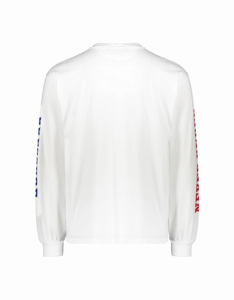 Diana Long Sleeve T-Shirt - White