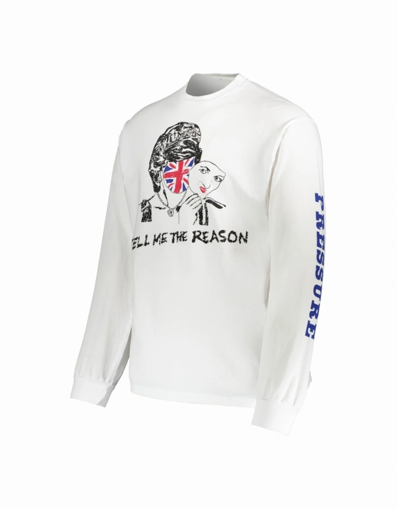 Diana Long Sleeve T-Shirt - White