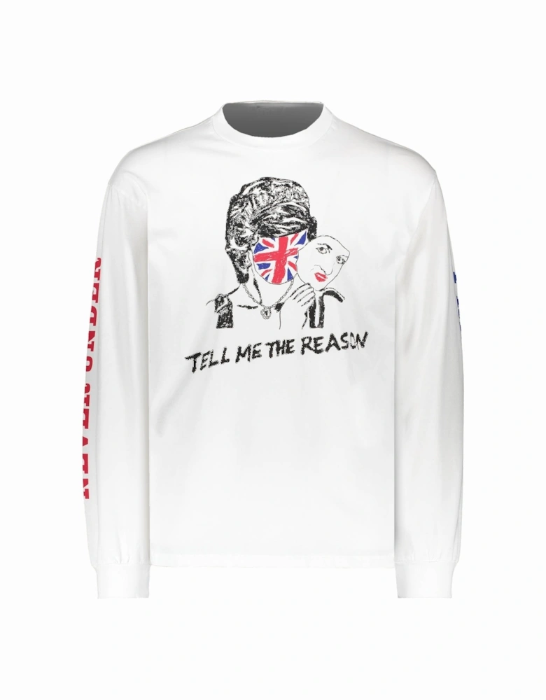 Diana Long Sleeve T-Shirt - White