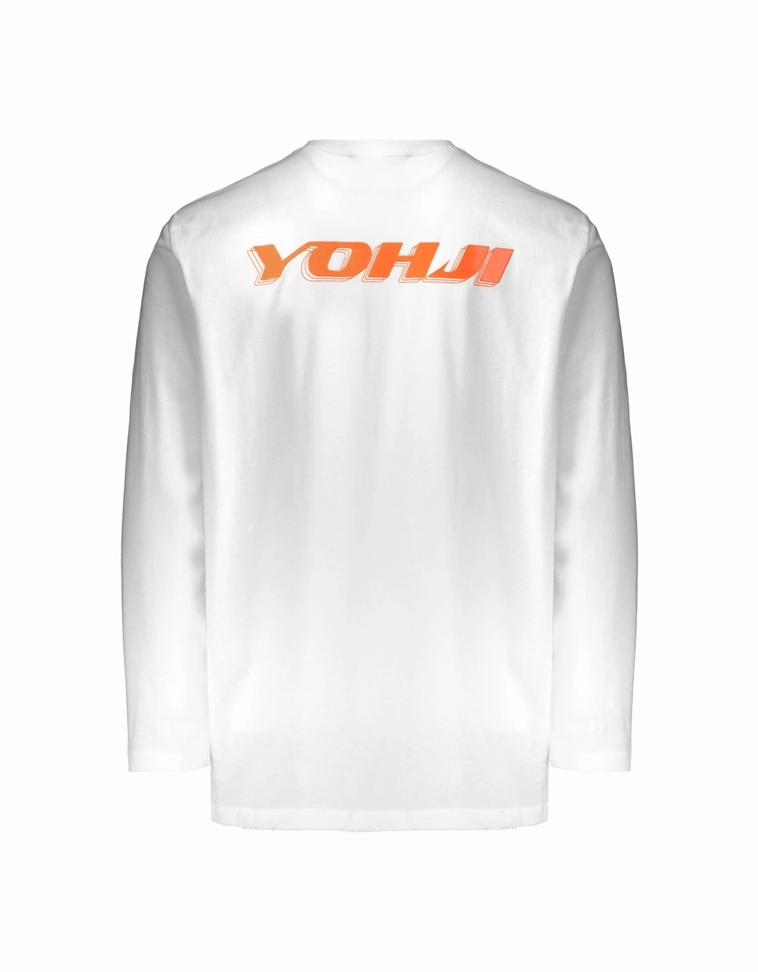 Y3 GFX Long Sleeve Tee - White