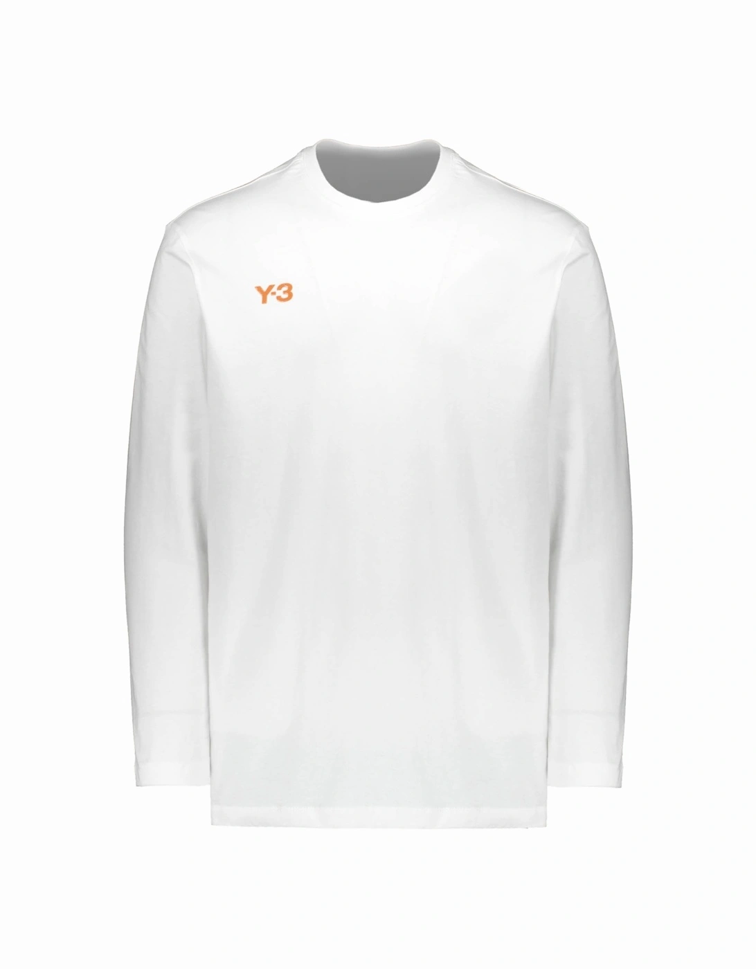 Y3 GFX Long Sleeve Tee - White, 4 of 3