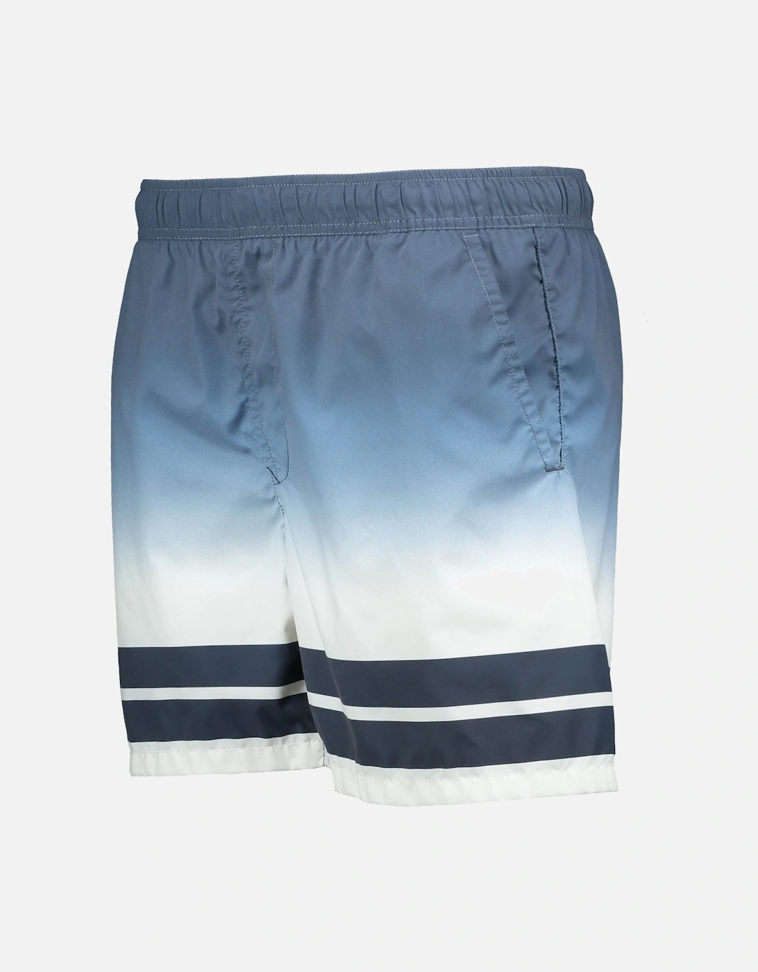 Shaded Print Shorts - Avio Blue
