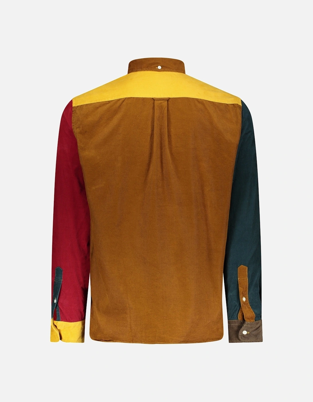 Golden Brown Corduroy Collar Shirt