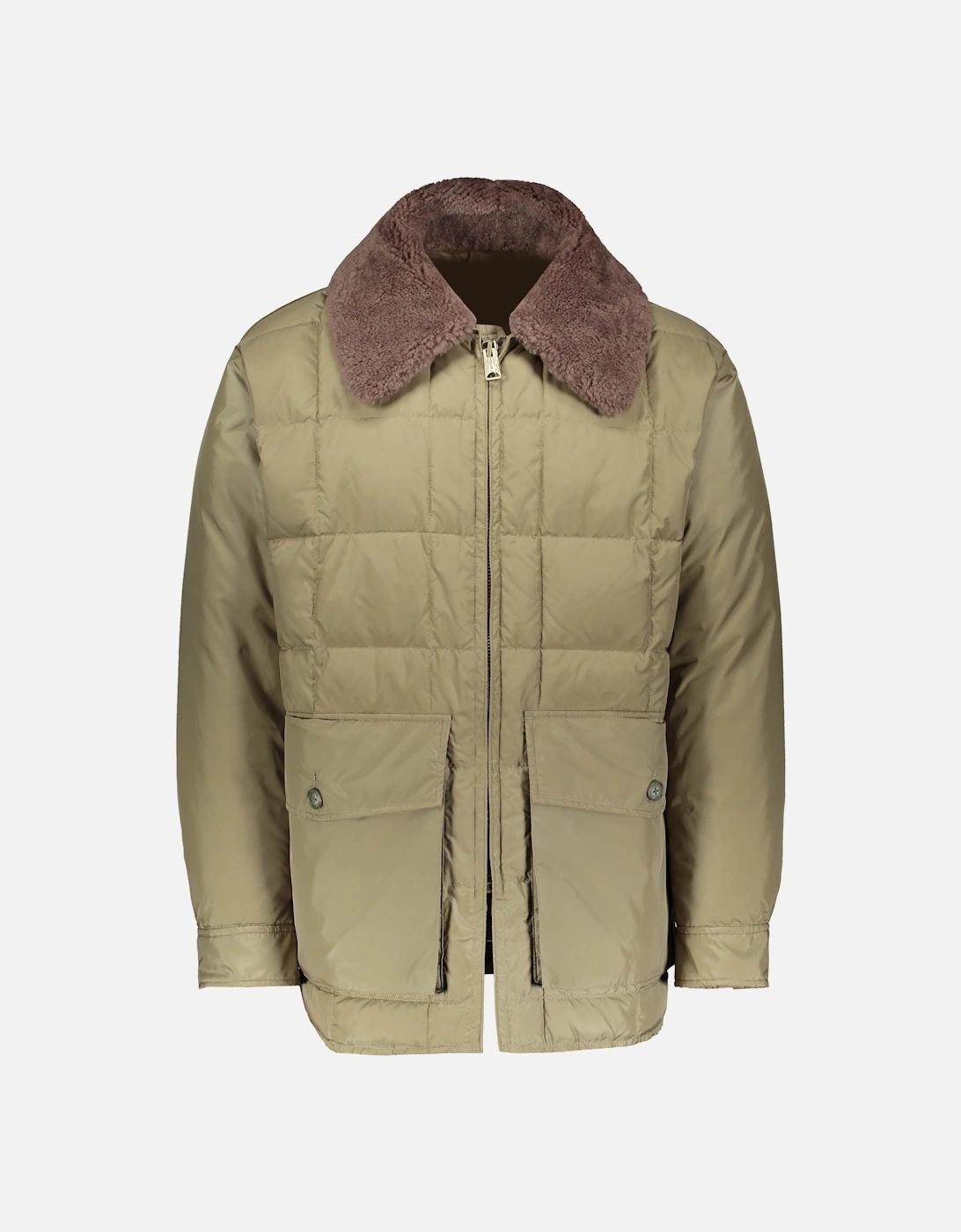 Fur Collared Jacket - Khaki, 5 of 4