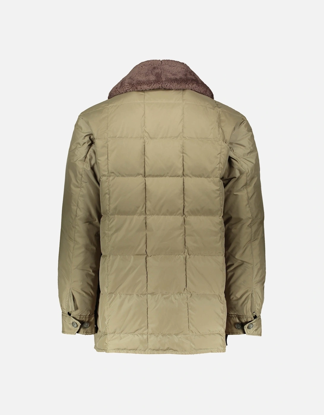 Fur Collared Jacket - Khaki