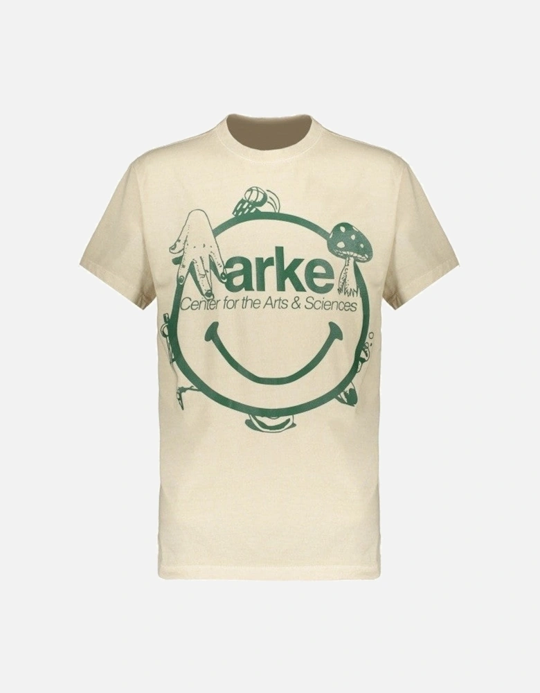 Smiley Art/ Science Tee - Sand