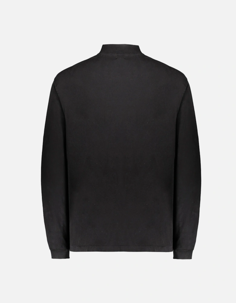 John Elliot LS Mock Tee - Black