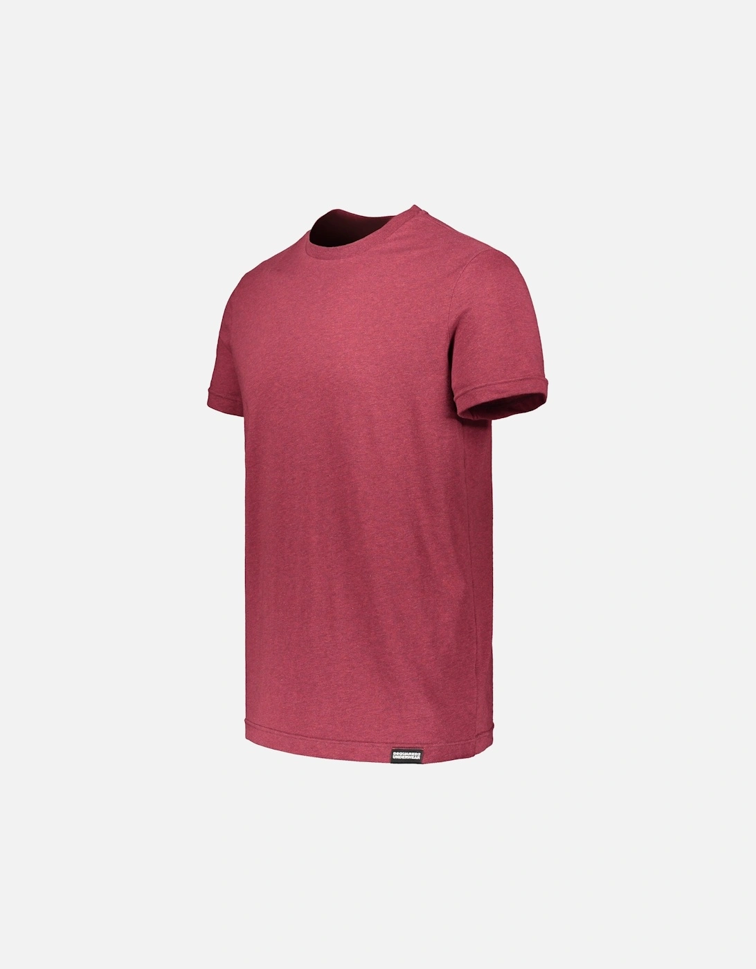 Round Neck T-Shirt - Burgundy