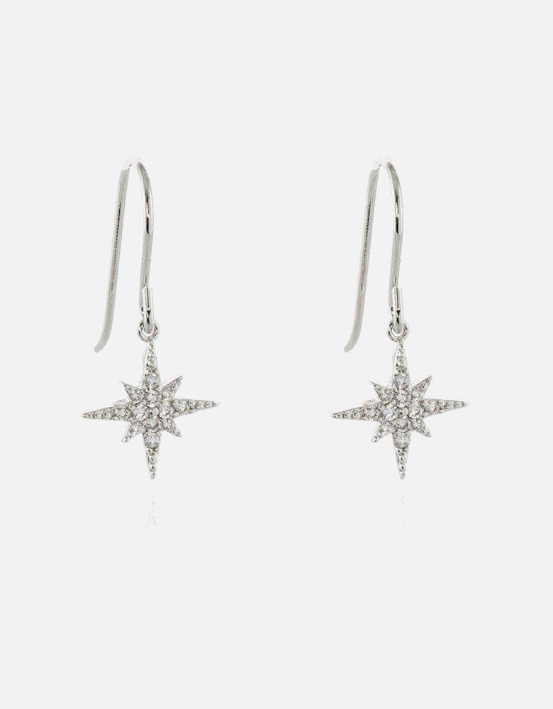 Cachet  North Star FW Earrings plated in Rhodium
