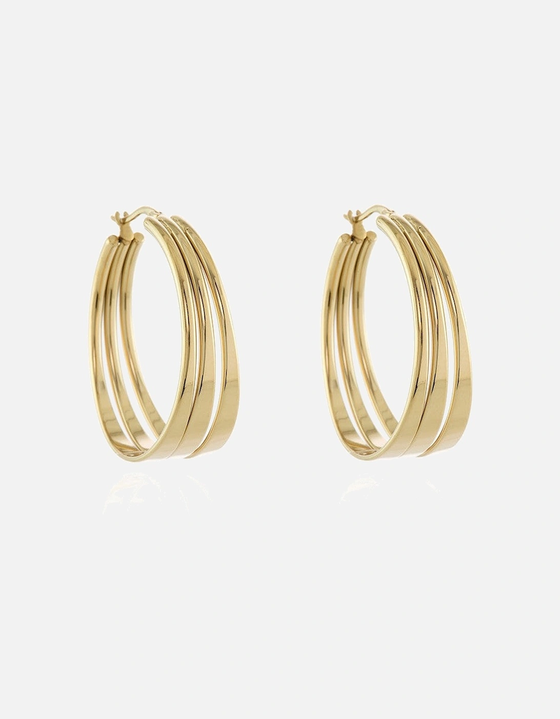Cachet Kala Hoop Earrings plated in Gold, 4 of 3