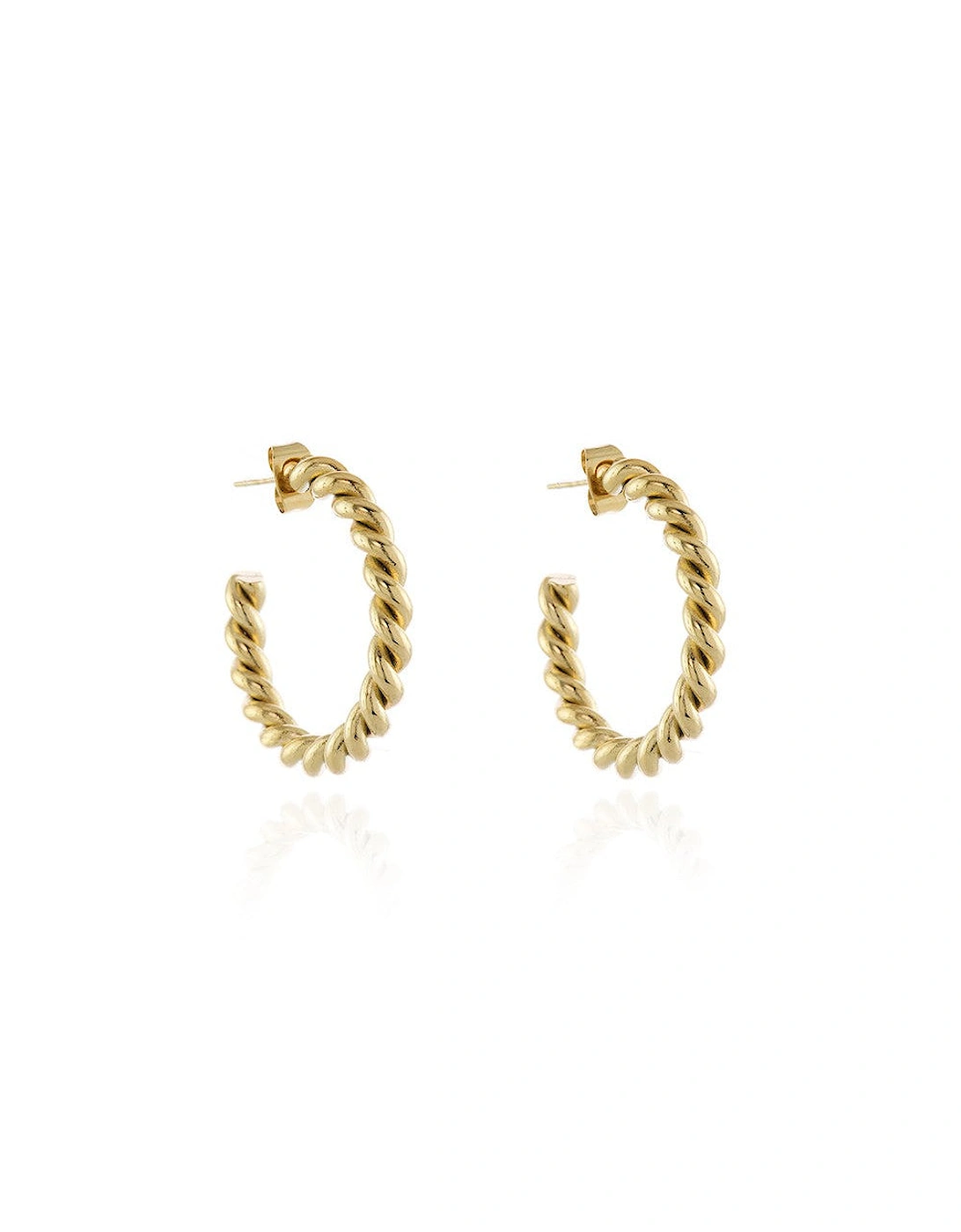 Cachet Melia Hoop Earrings plated in Gold, 3 of 2