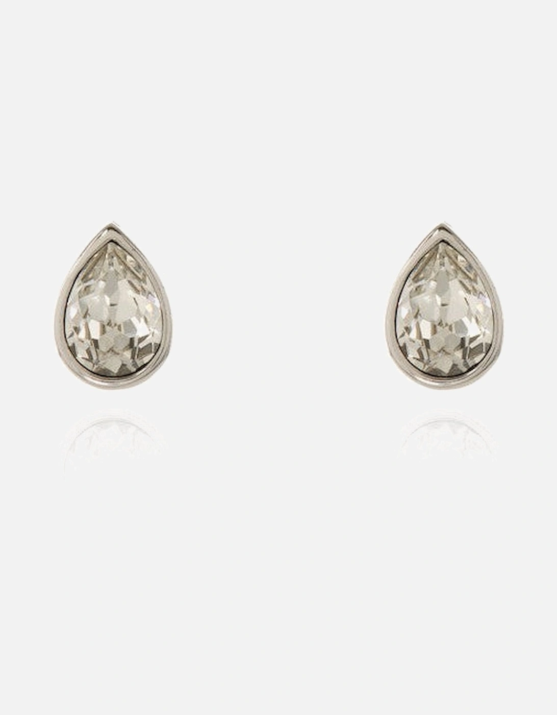 Cachet Ran Earrings Clear Crystal Platinum Plated, 4 of 3