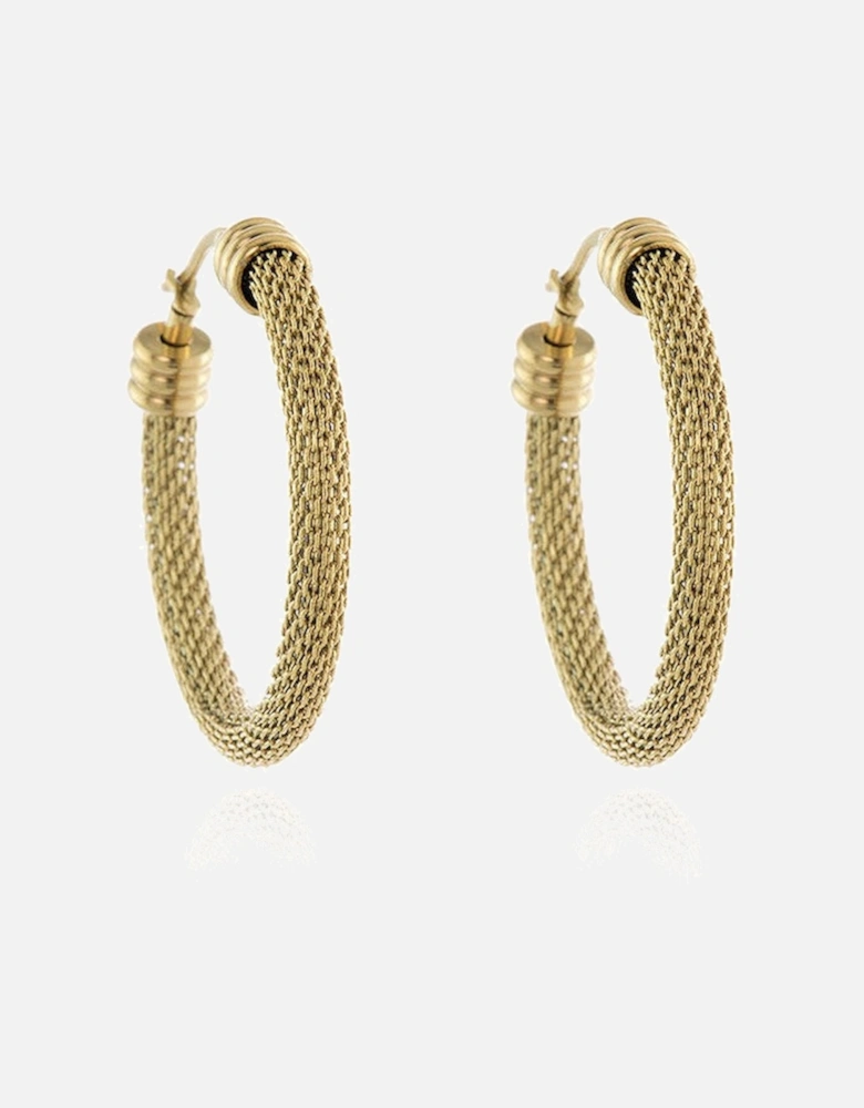 Cachet Cady Hoop Earrings plated in Gold