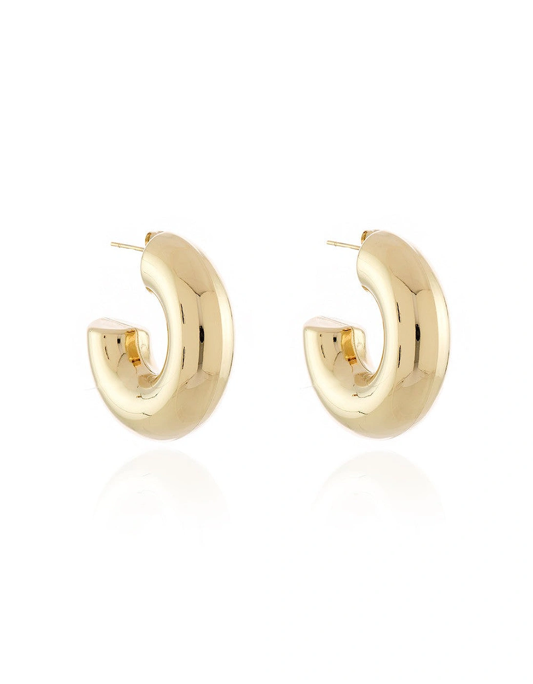 Cachet Deliz Hoop Earrings plated in Gold, 4 of 3
