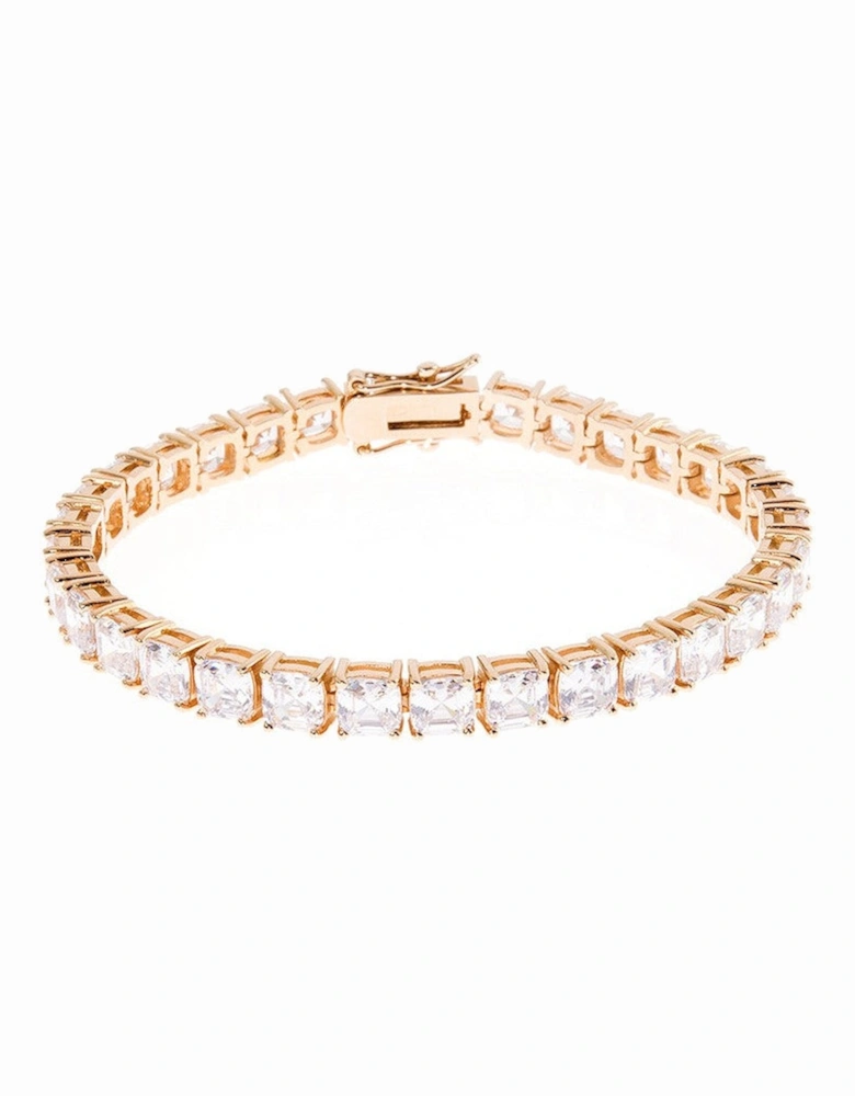 Cachet Adele Tennis bracelet CZ, Gold plated