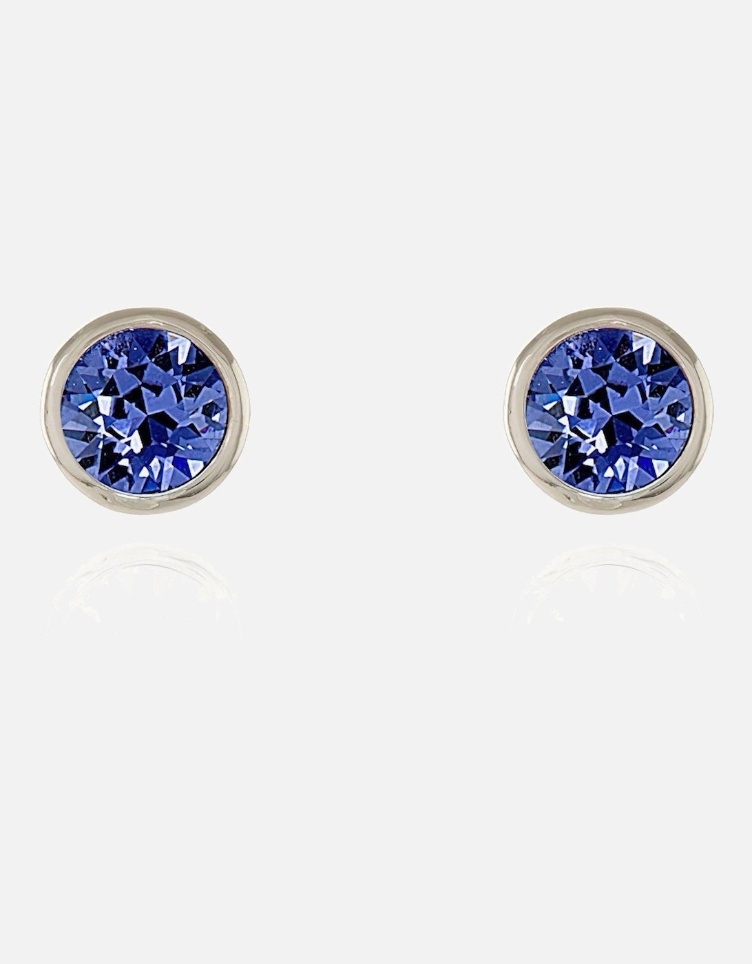 Cachet Thisbe Earrings Tanzanite Crystal Platinum Plated, 4 of 3