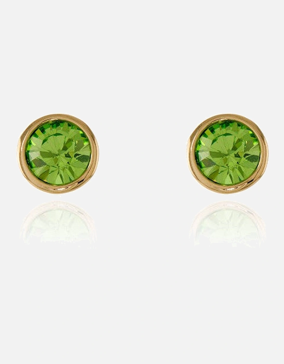 Cachet Thisbe Earrings Peridot Crystal 18ct Gold Plated, 4 of 3
