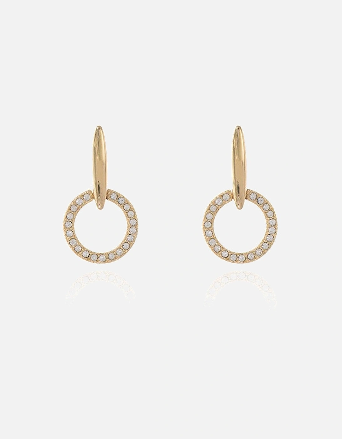 Cachet Lara Drop Earrings 18ct Gold Plated, 4 of 3