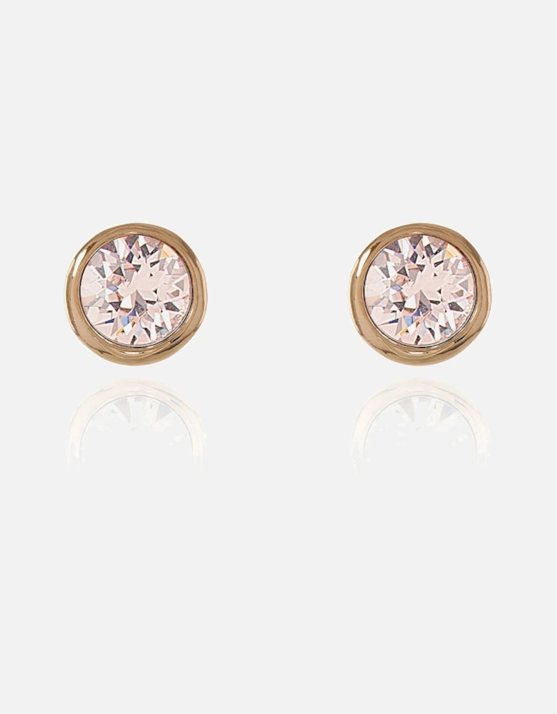 Cachet Thisbe Earrings Vintage Rose Crystal 18ct Rose Gold Plated