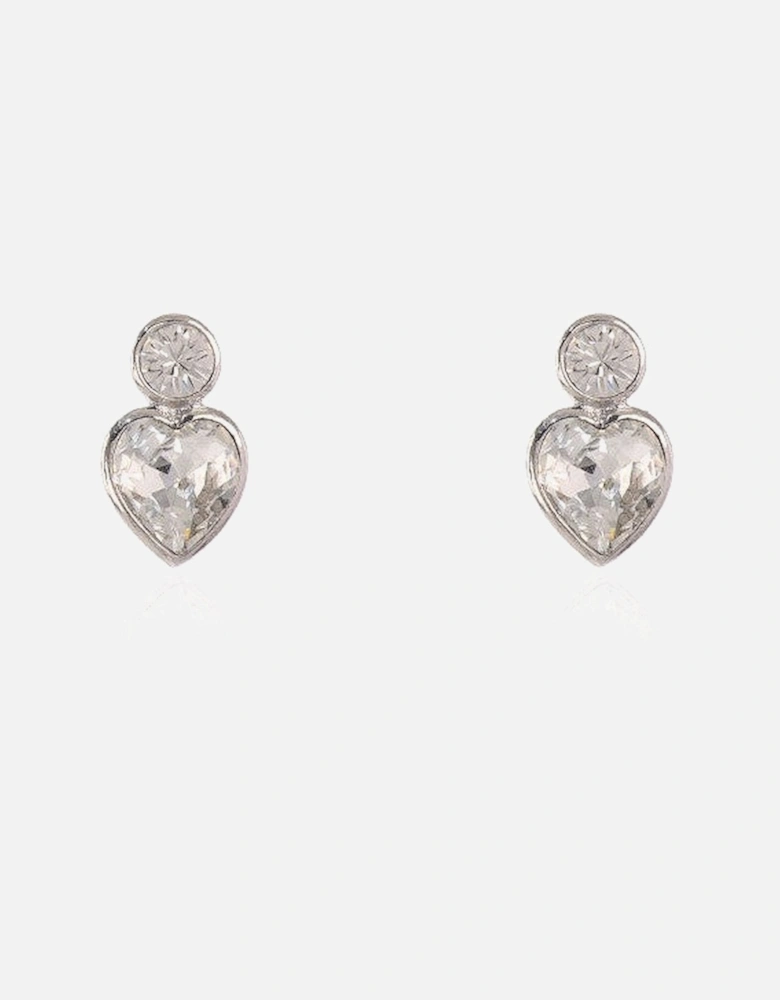 Cachet Posy Simple Earrings Platinum Plated