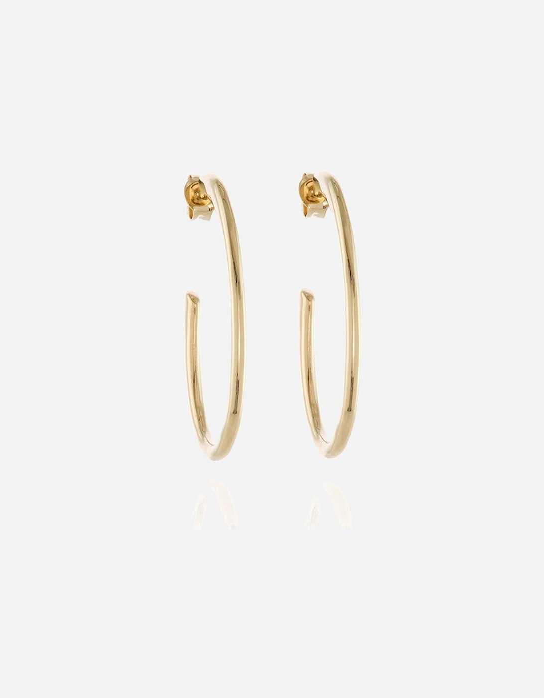 Cachet Palila 34mm Hoop Earrings 18ct Gold Plated, 4 of 3