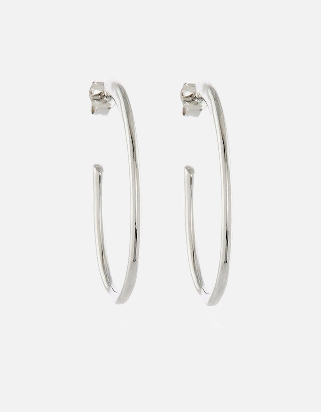 Cachet Palila 34mm Hoop Earrings Platinum Plated, 4 of 3