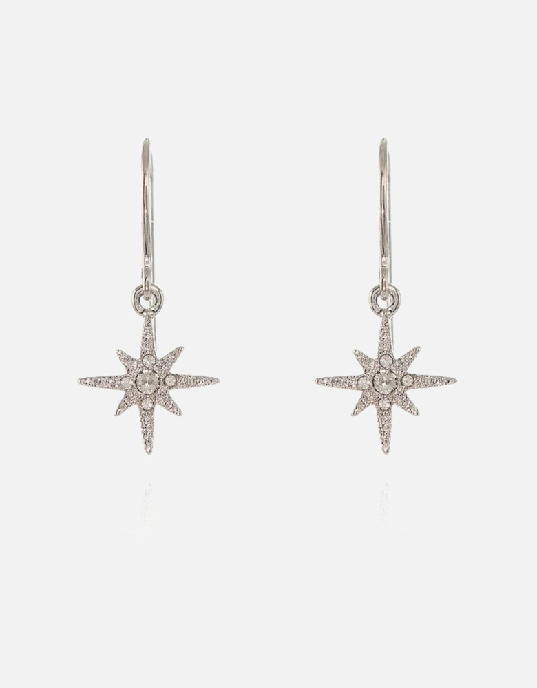 Cachet North Star Earrings Platinum Plated